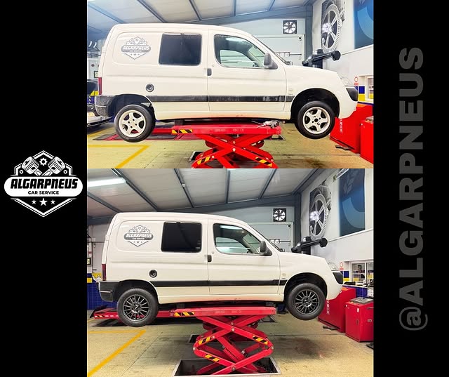 Citroën Berlingo em alinhamento